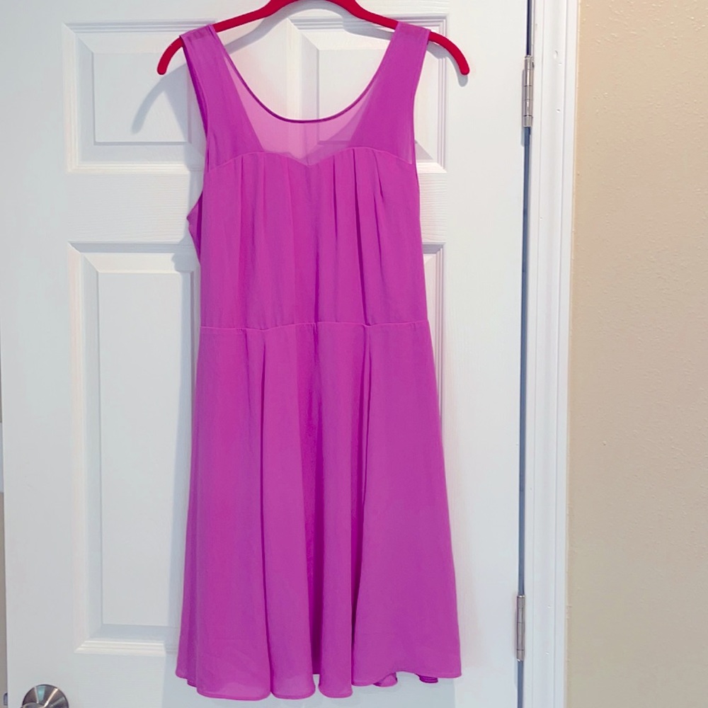 Express dress, purple.